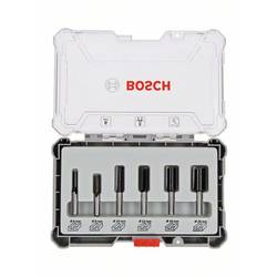 Sada drážkových fréz, dřík 8 mm, 6 ks Bosch Accessories 2607017466
