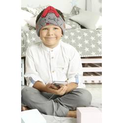 Technaxx Benjamin Blümchen sluchátka otevřená (On Ear) kabelová šedá čelový pásek, omezení hlasitosti dětské