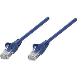 Intellinet 730464 RJ45 síťové kabely, propojovací kabely CAT 6 U/UTP 20.00 m modrá 1 ks