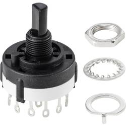 TRU COMPONENTS TC-9415600 SR26A-3X4-F20 otočný spínač 250 V 150 mA 12 x 30 ° 1 ks