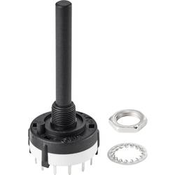 TRU COMPONENTS TC-9415608 SR26E4712-R-50 otočný spínač 250 V 150 mA Počet pozic přepínače 12 12 x 30 ° 1 ks Piece