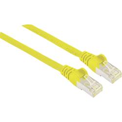 Intellinet 741019 RJ45 síťové kabely, propojovací kabely CAT 6A S/FTP 7.50 m žlutá fóliové stínění, stínění pletivem, stíněný, podpora HDMI, bez halogenů 1 ks