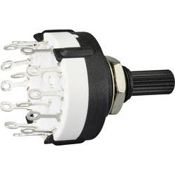 TRU COMPONENTS TC-9415596 SR26A4-2X6-18F20 otočný spínač 250 V 150 mA Počet pozic přepínače 6 12 x 30 ° 1 ks Piece