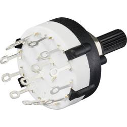 TRU COMPONENTS TC-9415596 SR26A4-2X6-18F20 otočný spínač 250 V 150 mA Počet pozic přepínače 6 12 x 30 ° 1 ks Piece