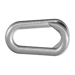 nouzový článek řetězu 6 mm ocel galvanizováno zinkem dörner + helmer 4810044 10 ks