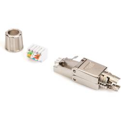 Digitus DN-93634, zástrčka RJ45, zástrčka, rovná, stříbrná, 1 ks