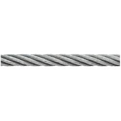 ocelové lano pozinkované (Ø x d) 3 mm x 500 m dörner + helmer 190053 šedá