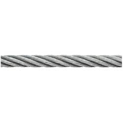 ocelové lano pozinkované (Ø x d) 4 mm x 250 m dörner + helmer 190054 šedá