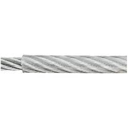 ocelové lano pozinkované (Ø x d) 5 mm x 40 m dörner + helmer 190042 šedá