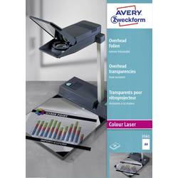 Avery-Zweckform OHP Laserfolie 3561 fólie pro zpětný projektor DIN A4 laserová tiskárna, barevná laserová tiskárna, kopírka, barevná kopírka transparentní 50 ks