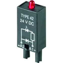 Weidmüller zasouvací modul s diodou s LED diodou RIM 3 110/230VUC Barvy světla (LED svítidlo): červená 10 ks