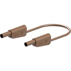 Stäubli SLK-4A-F25 měřicí kabel 75 cm hnědá 1 ks