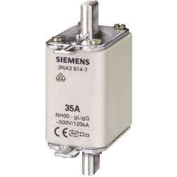 Siemens 3NA3832 NH pojistka velikost pojistky = 00 125 A 500 V/AC, 250 V/AC 3 ks