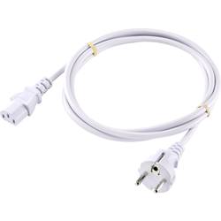 Sygonix SY-5043494 IEC kabel bílá 2.00 m