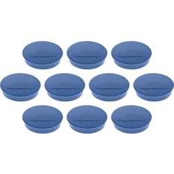 Magnetoplan magnet Discofix Standard (Ø x v) 30 mm x 8 mm kulatý tmavě modrá 10 ks 1664214