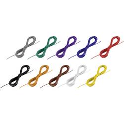 TRU COMPONENTS 1572573 lanko/ licna, LiFY, 1 x 0.05 mm², černá, bílá, modrá, hnědá, červená, žlutá, zelená, šedá, oranžová, fialová, 50 m