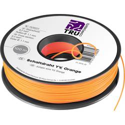 TRU COMPONENTS 1572471 spojovací drát, Yv, 1 x 0.20 mm², modrá, 25 m