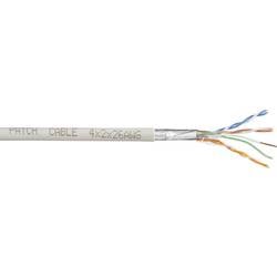TRU COMPONENTS ethernetový síťový kabel CAT 6 SF/UTP 4 x 2 x 0.27 mm² bílá 10 m