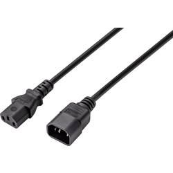 Sygonix SY-5044234 IEC prodlužovací kabel černá 3.50 m
