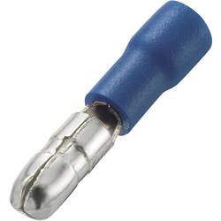 TRU COMPONENTS 1572194 kulatý faston 1.50 mm² 2.50 mm² Ø pin: 4 mm částečná izolace modrá 100 ks