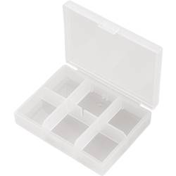 TRU COMPONENTS PP06-01 krabička na malé součástky (d x š x v) 84 x 63 x 20 mm přihrádek: 6 variabilní rozčlenění Box Obsah 1 ks