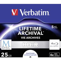 Verbatim 43823 M-DISC Blu-ray XL Rohling 25 GB 5 ks Jewelcase s potiskem