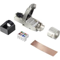Renkforce RF-4495306, zástrčka RJ45, zástrčka, stříbrná, 1 ks