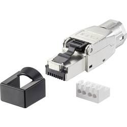 Renkforce RF-4495306, zástrčka RJ45, zástrčka, stříbrná, 1 ks