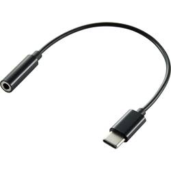 Renkforce USB-C®, audio kabelový adaptér [1x USB-C® zástrčka - 1x jack zásuvka 3,5 mm] flexibilní provedení