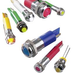 APEM Q22F1CXXG24E indikační LED zelená 24 V/DC