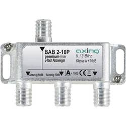 Axing BAB 2-10P odbočka TV kabelu dvojitý 5 - 1218 MHz