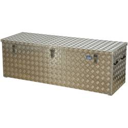 Alutec 41375 box z rýhovaného hliníkového plechu hliník (d x š x v) 1522 x 525 x 520 mm