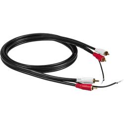 RCA 84039 cinch audio kabel [1x cinch zástrčka - 1x cinch zástrčka] 1.50 m černá