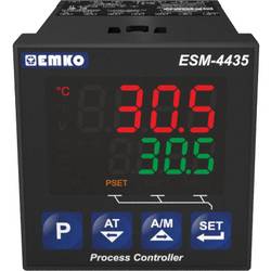 Emko ESM-4435.2.20.0.1/01.01/0.0.0.0 2bodový, P, PI, PD, PID termostat S , Pt100, T , J , K, R -200 do 1700 °C relé 5 A (d x š x v) 88 x 48 x 48 mm