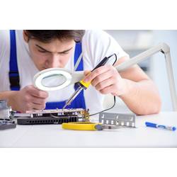 TOOLCRAFT 2181343 Lupa se SMD LED osvětlením, 127 mm, 8 W, 8D, 3x zvětšení=1.75 x, 3 x 12.7 cm Třída energetické účinnosti 2021 G (A - G)