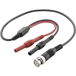 VOLTCRAFT BNC měřicí kabel 0.50 m černá, červená