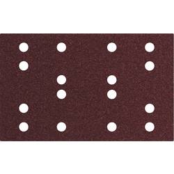 Samolepící listy 80 x 133 mm, P 180, 16 otvorů, upevnění na suchý zip (SRA) Metabo 635195000