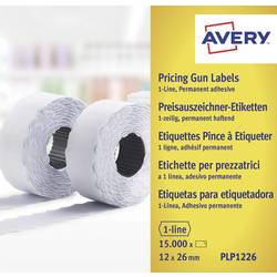 Avery-Zweckform cenovky PLP1226 trvalé Šířka etikety: 26 mm Výška štítku: 12 mm bílá 15000 ks