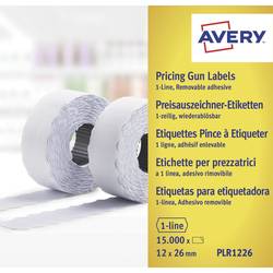 Avery-Zweckform cenovky PLR1226 přemístitelné Šířka etikety: 26 mm Výška štítku: 12 mm bílá 15000 ks