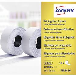 Avery-Zweckform cenovky PLR1626 přemístitelné Šířka etikety: 26 mm Výška štítku: 16 mm bílá 12000 ks