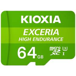 Kioxia EXCERIA HIGH ENDURANCE paměťová karta microSDXC 64 GB A1 Application Performance Class, UHS-I, v30 Video Speed Class výkonnostní standard A1, pro