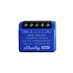 Shelly Plus 1 Mini Gen. 3 bezdrátový spínač Wi-Fi, Bluetooth