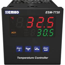 Emko ESM-7720.2.20.0.1/01.02/0.0.0.0 2bodový, P, PI, PD, PID termostat Pt100, J , K, R , S , T -200 do 1700 °C relé 5 A, SSR (d x š x v) 95 x 72 x 72 mm