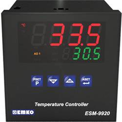 Emko ESM-9920.5.20.0.1/01.02/0.0.0.0 2bodový, P, PI, PD, PID termostat Pt100, J , K, R , S , T -200 do 1700 °C relé 5 A, SSR (d x š x v) 96 x 96 x 96 mm