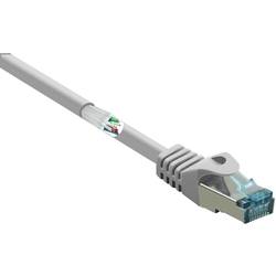 Renkforce RF-5047486 RJ45 síťové kabely, propojovací kabely CAT 6A S/FTP 5.00 m šedá samozhášecí 1 ks