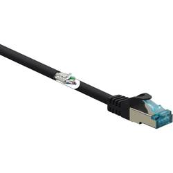 Renkforce RF-5047472 RJ45 síťové kabely, propojovací kabely CAT 6A S/FTP 10.00 m černá samozhášecí 1 ks