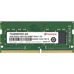 Transcend RAM modul pro notebooky DDR4 4 GB 1 x 4 GB Bez ECC 2666 MHz 260pin SO-DIMM CL19 TS2666HSH-4G