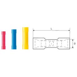 Weidmüller 9200500000 krimpovací spojka 1.5 mm² 2.5 mm² plná izolace modrá 100 ks