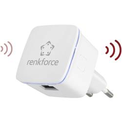 Renkforce Wi-Fi repeater RF-WR-N300MINI, RF-4723578, 300 MBit/s