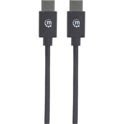 Manhattan USB kabel USB 2.0 USB-C ® zástrčka 0.50 m černá 354868